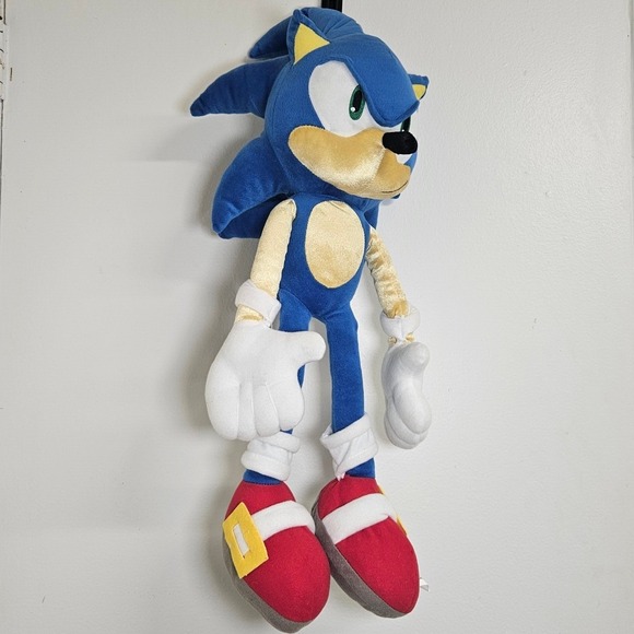 Sonic the Hedgehog Plush 24 Inch Large Stuffed Animal SEGA 2023 5268/126664 Blue - Picture 13 of 16